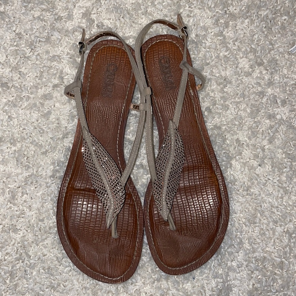 Pewter Sandals